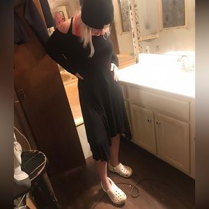 Long sleeve flowy dress